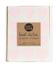 Pack of 36 heart shaped stickers in light pink